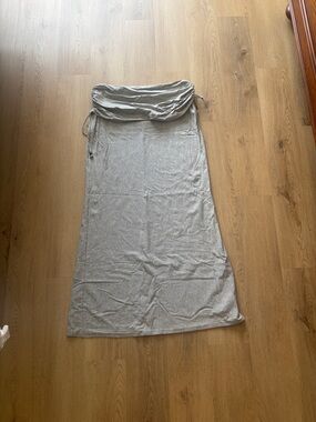 Athleta Gray Maxi Skirt